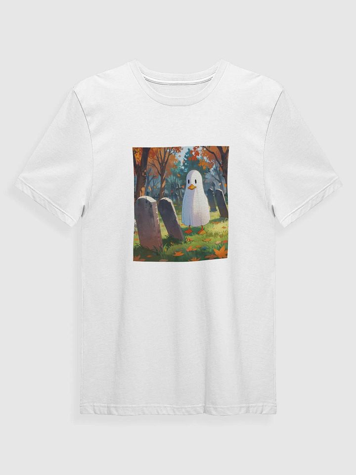 Ghostly Duck in Autumn Graveyard T-Shirt product image (1)