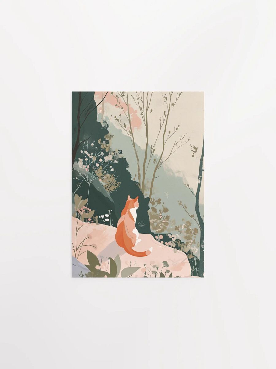 Tranquil Cat Gaze Poster product image (1)