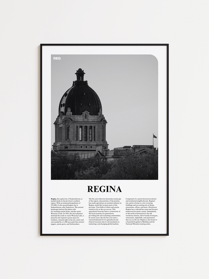 Regina 01 Newspaper Poster product image (1)