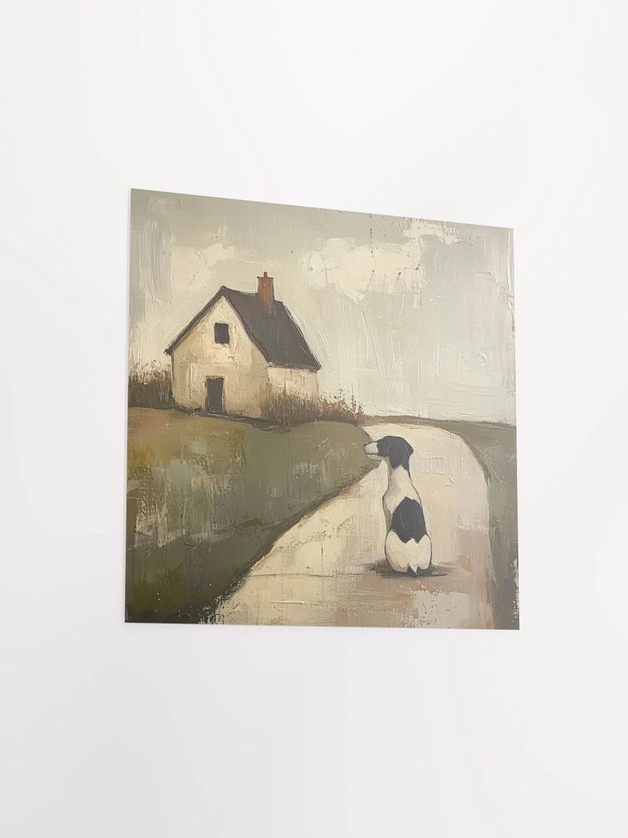 Farmhouse Sky: Dog on Path Home Art Print product image (3)