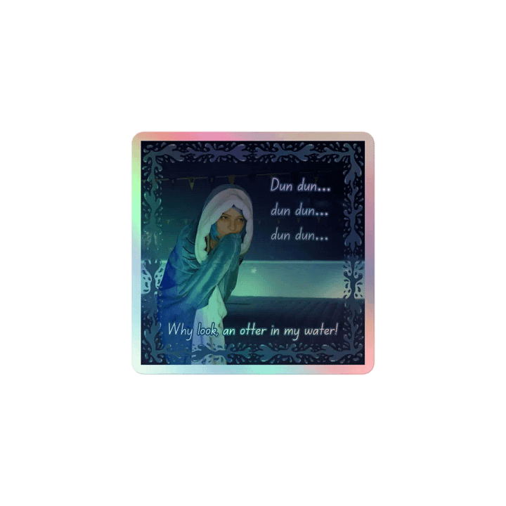Otter-ly Amazing holo sticker product image (1)