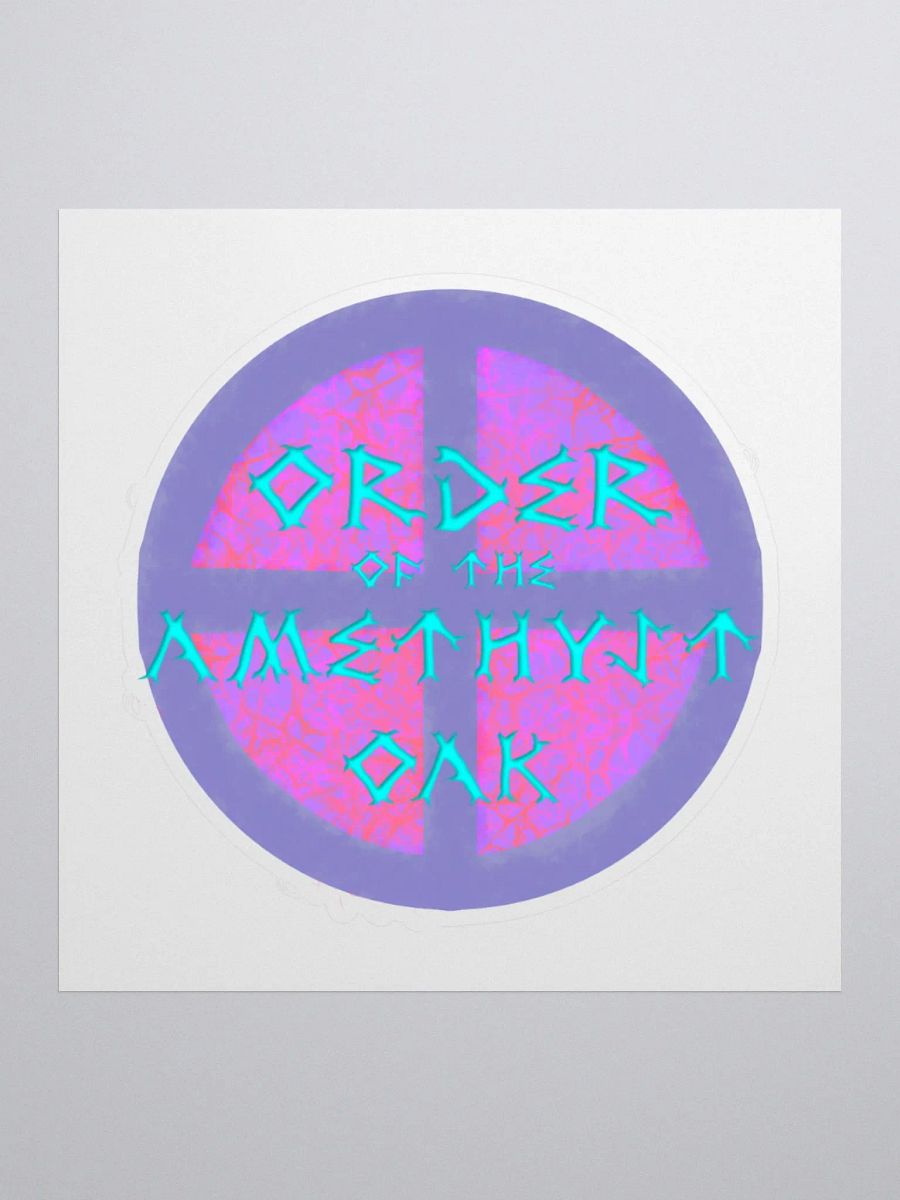 Order Of The Amethyst Oak Sticker product image (1)