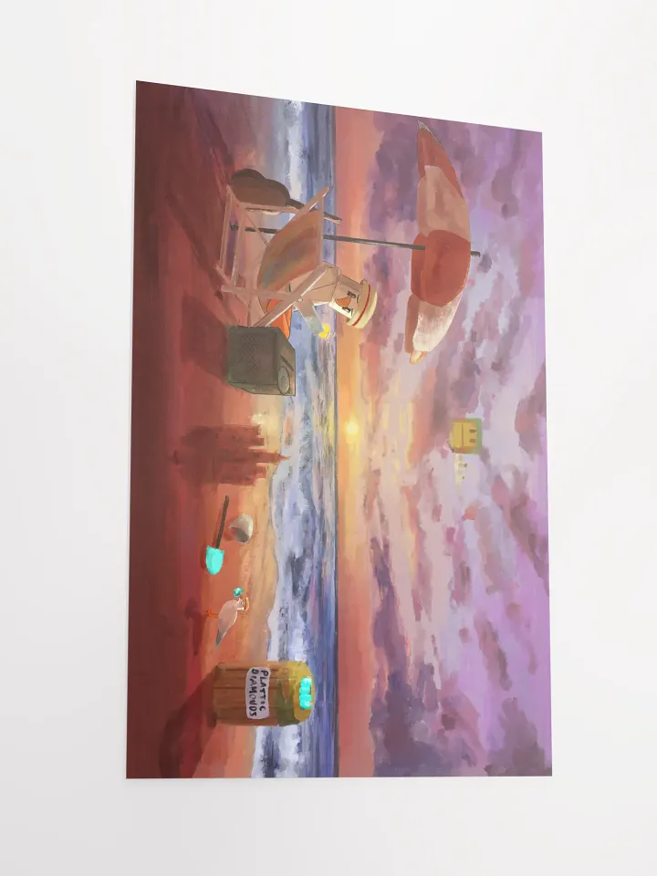 CringyGull Sunset Poster product image (2)
