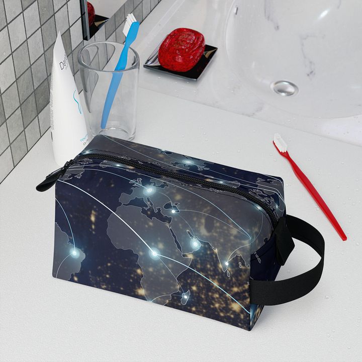 Toiletry Bag -Flight route product image (1)