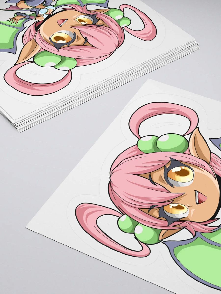 Chibi Angel Kiss Cut Stickers product image (15)