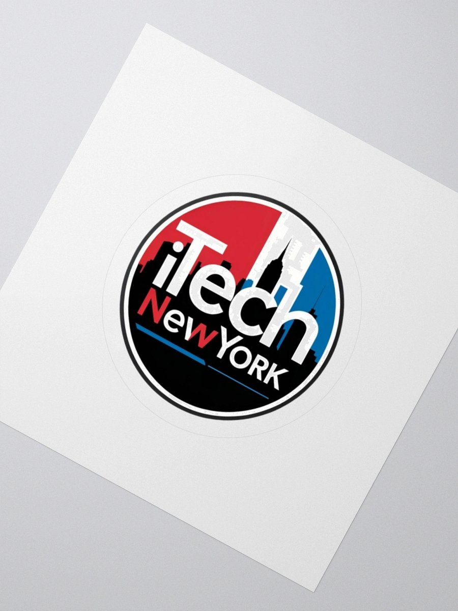 iTechNewYork Logo Kiss Cut Stickers product image (4)