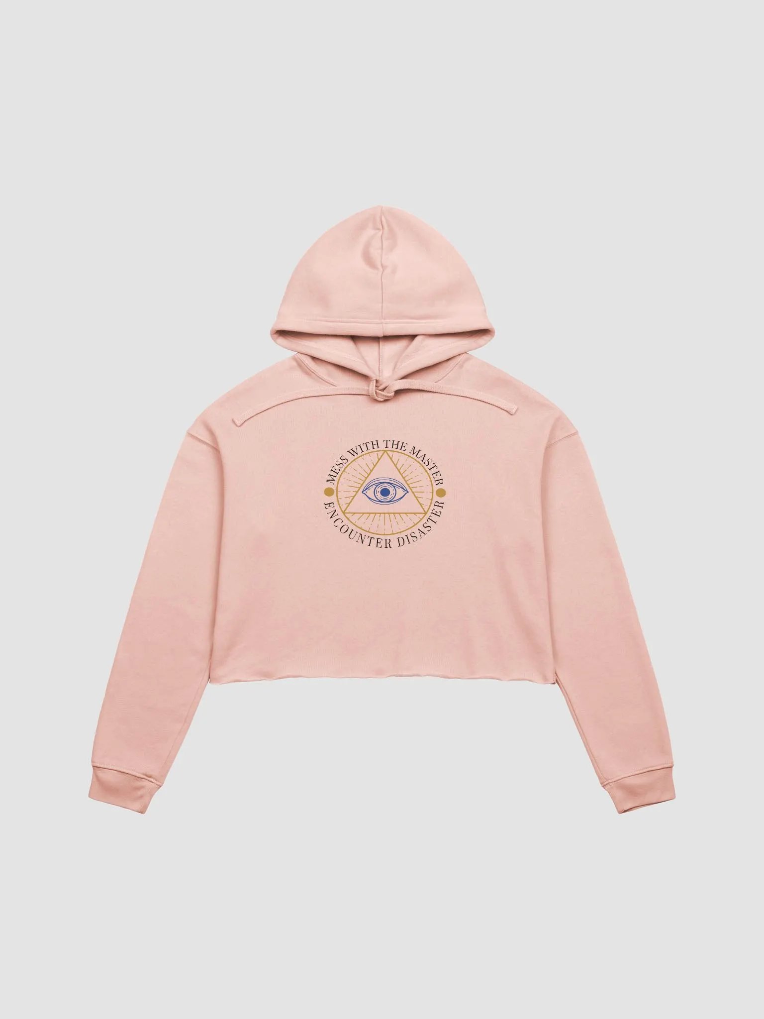 Mess With The Master, Encounter Disaster - Bella+Canvas Fleece Crop Hoodie product image (2)