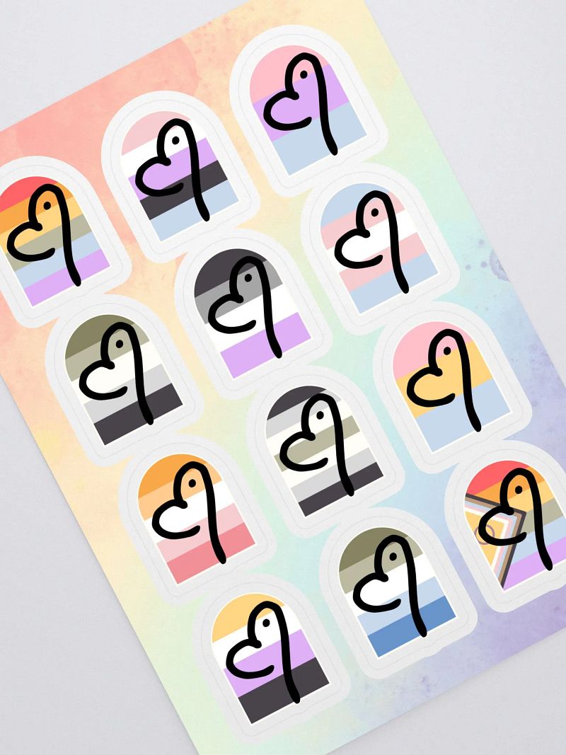 Pride Collection Logo Sticker Sheet