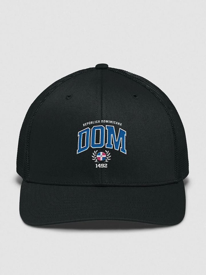 DOMINICAN Flag Trucker Hat product image (3)
