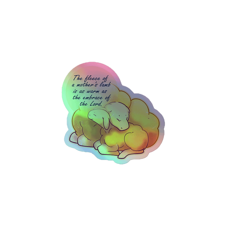 Holographic Lamb Sticker product image (1)