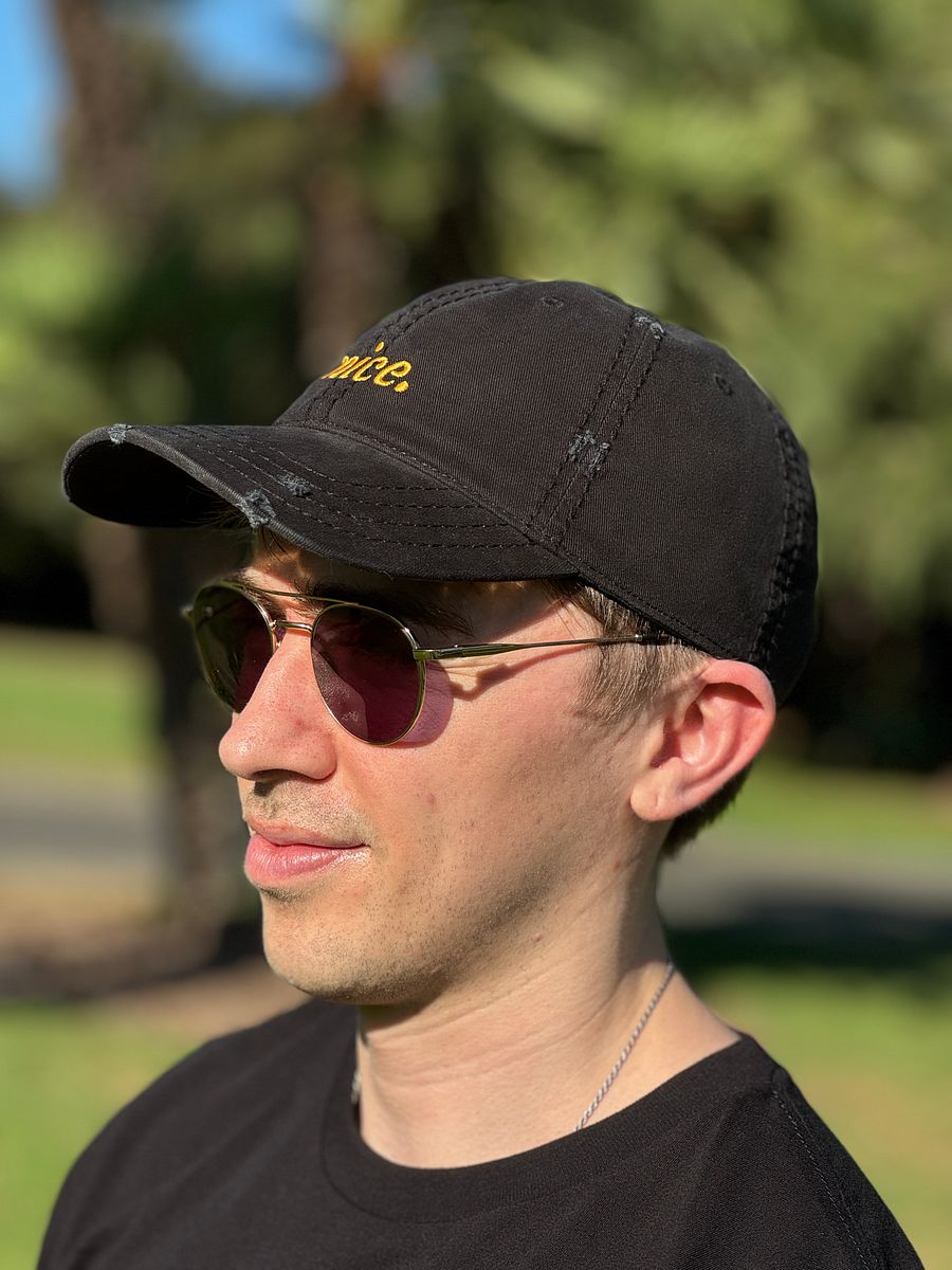 Distressed 'Nice.' Signature Dad Hat product image (5)