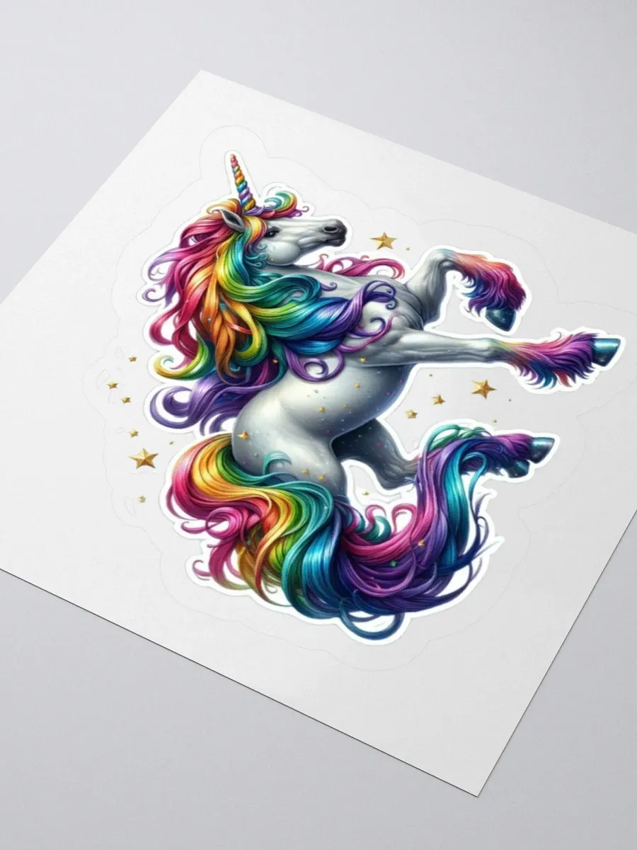 Rainbow unicorn Sticker product image (7)