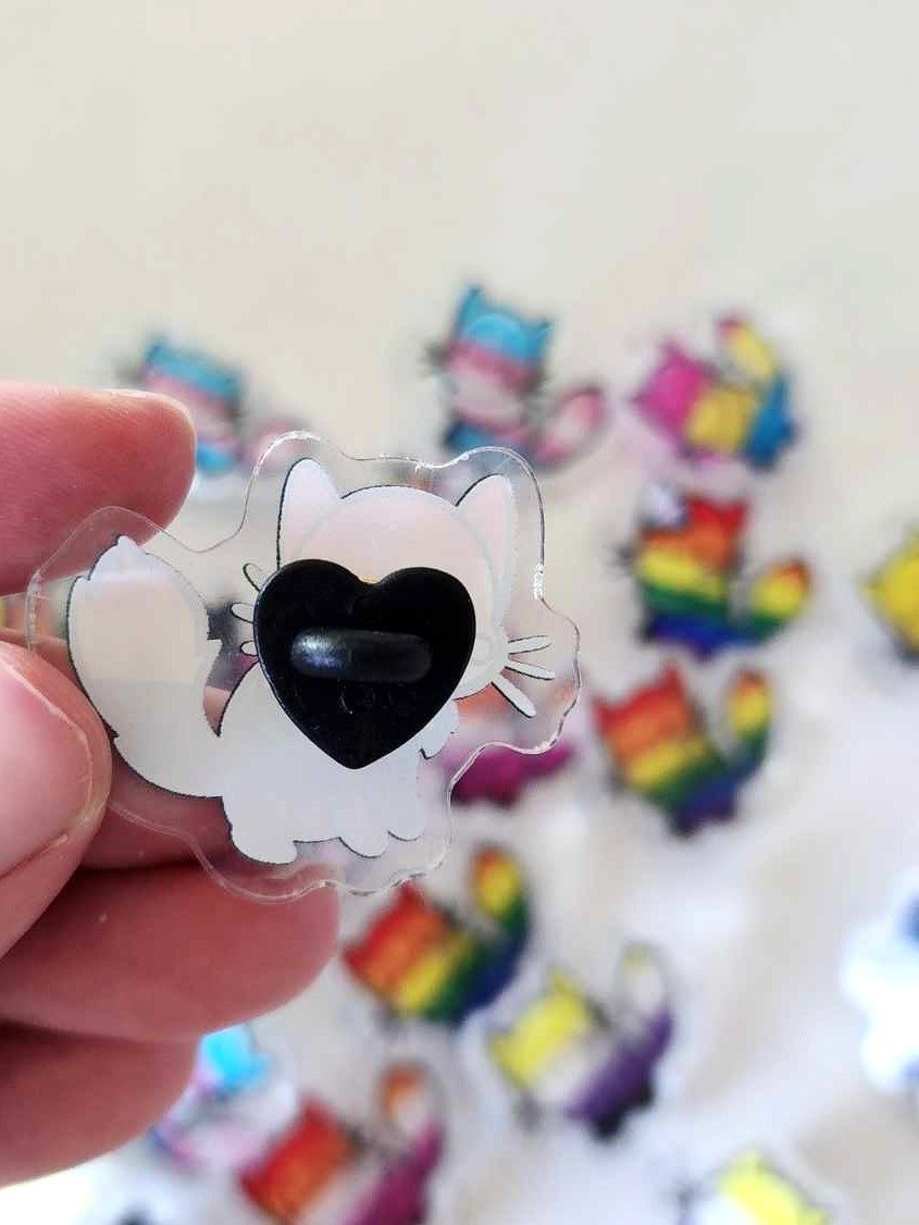 Pawsitively Proud: Pride Cat Pins product image (8)