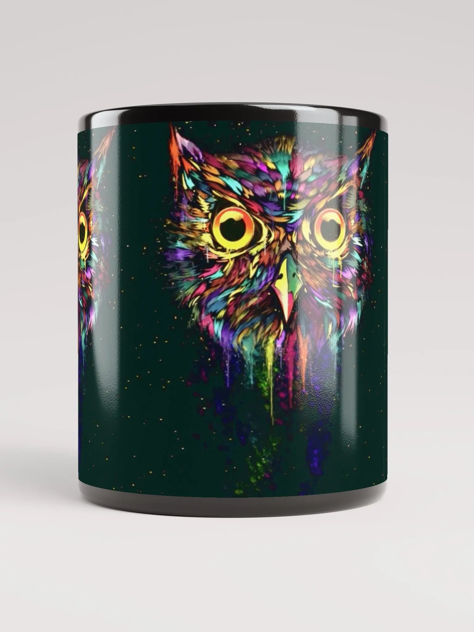 Drippy Owl Mug - Black product image (3)