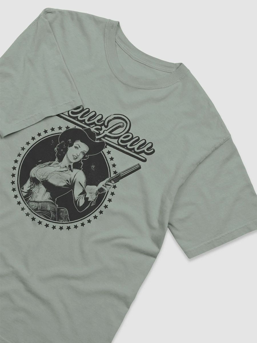Pew Pew, Western Cowgirl Tee | Retro-Style Western T-Shirt for Travel and Road Trips product image (3)