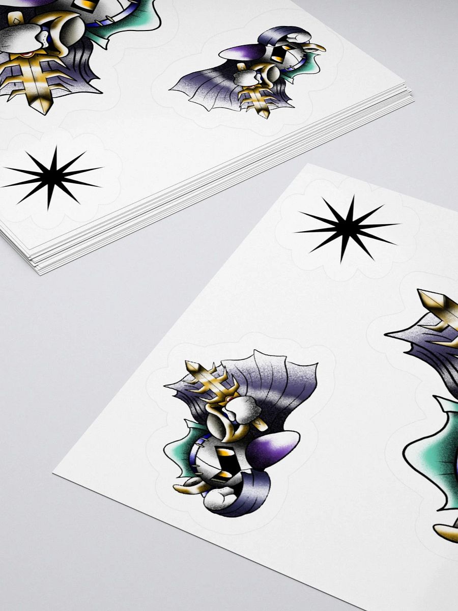 Meta Knight- American Traditional Flash Stickers product image (4)