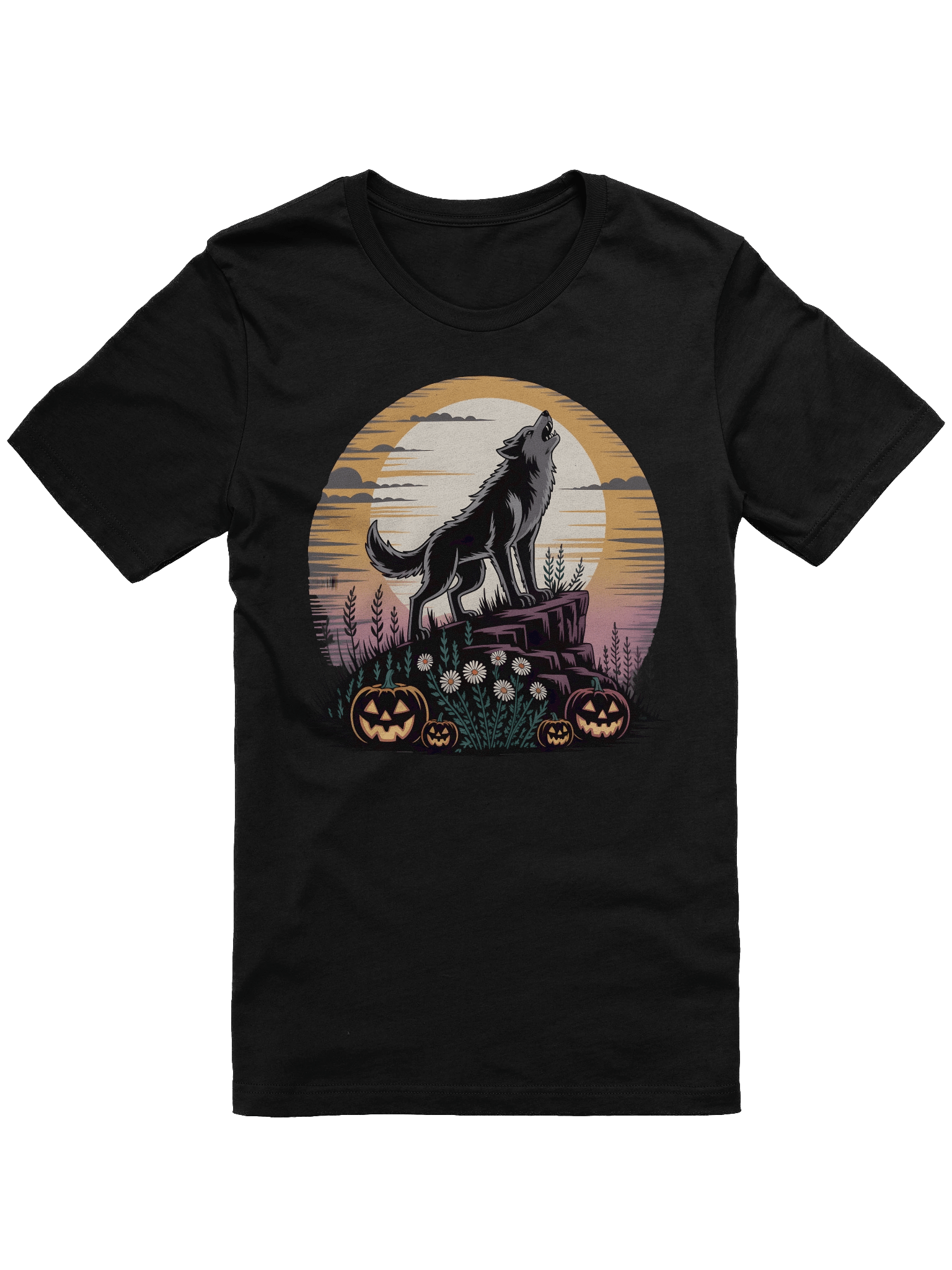 Howling Wolf Moon T-Shirt product image (3)