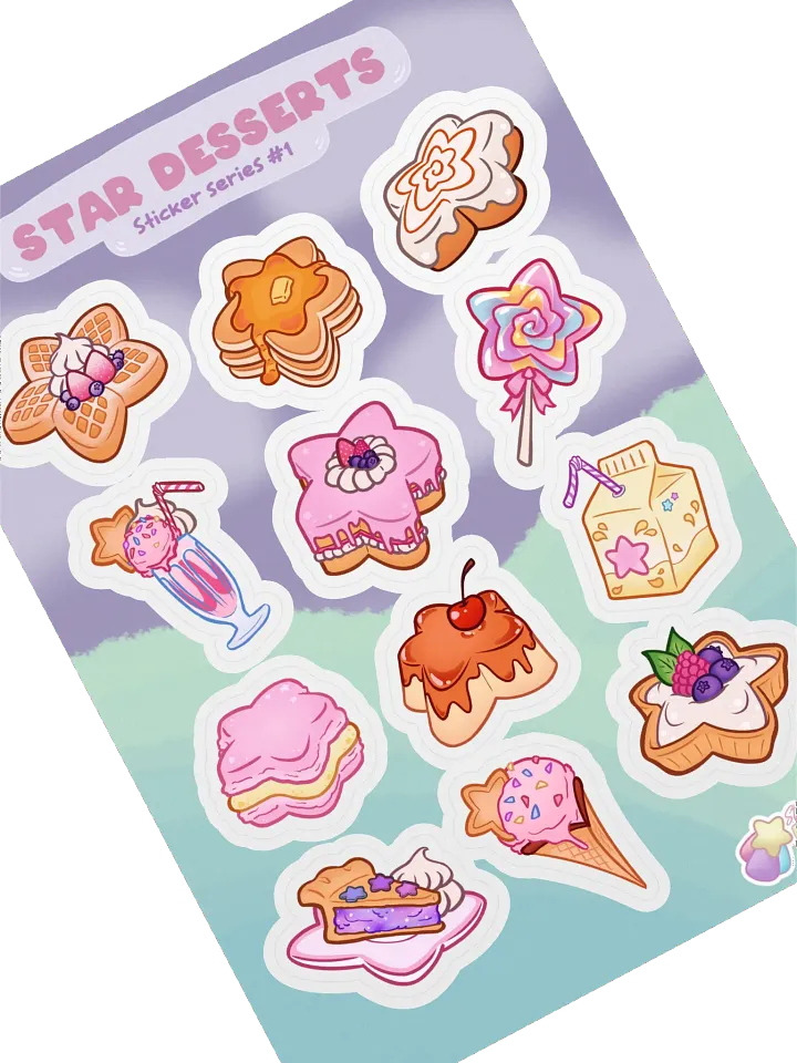 Star Desserts Sticker Sheet product image (2)