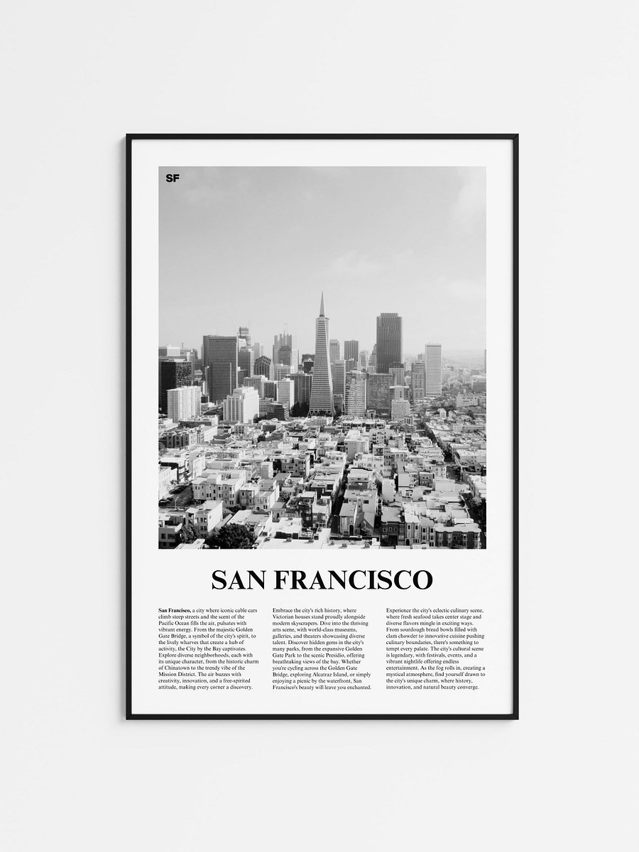San Francisco 02 Newspaper Poster product image (1)