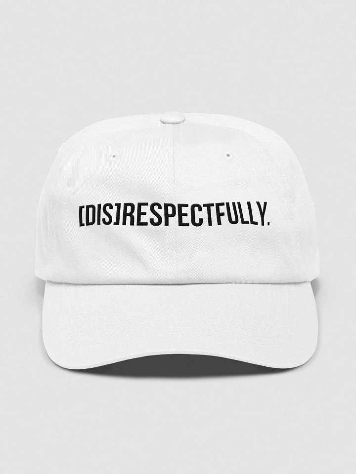 [Dis]Respectfully Hat Black Font product image (2)