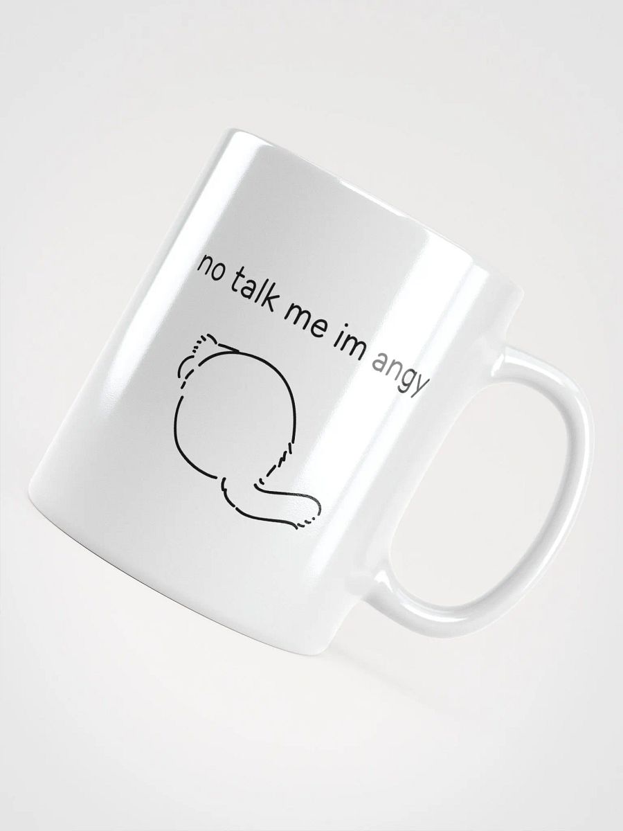 No Talk Manul Angy - White Mug product image (11)