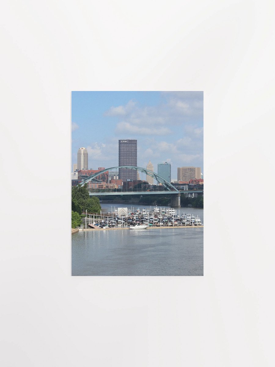 Pittsburgh - Downtown & Birmingham Bridge - print/poster product image (1)