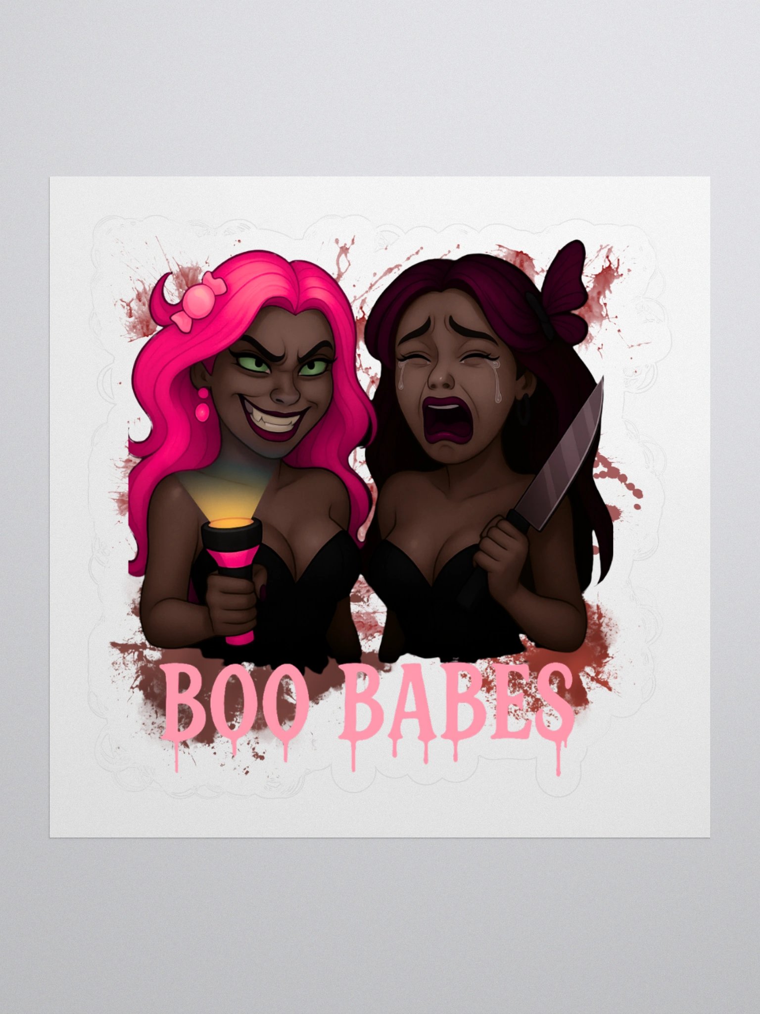 Boo Babes Sticker NuniKandy product image (1)