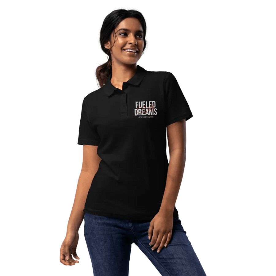 Jesus Loves You (Woman's Polo Shirt) product image (3)