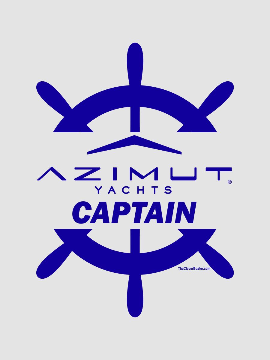 Azimut Yachts - T-Shirt - Light Shirt w/Blue Logo product image (2)