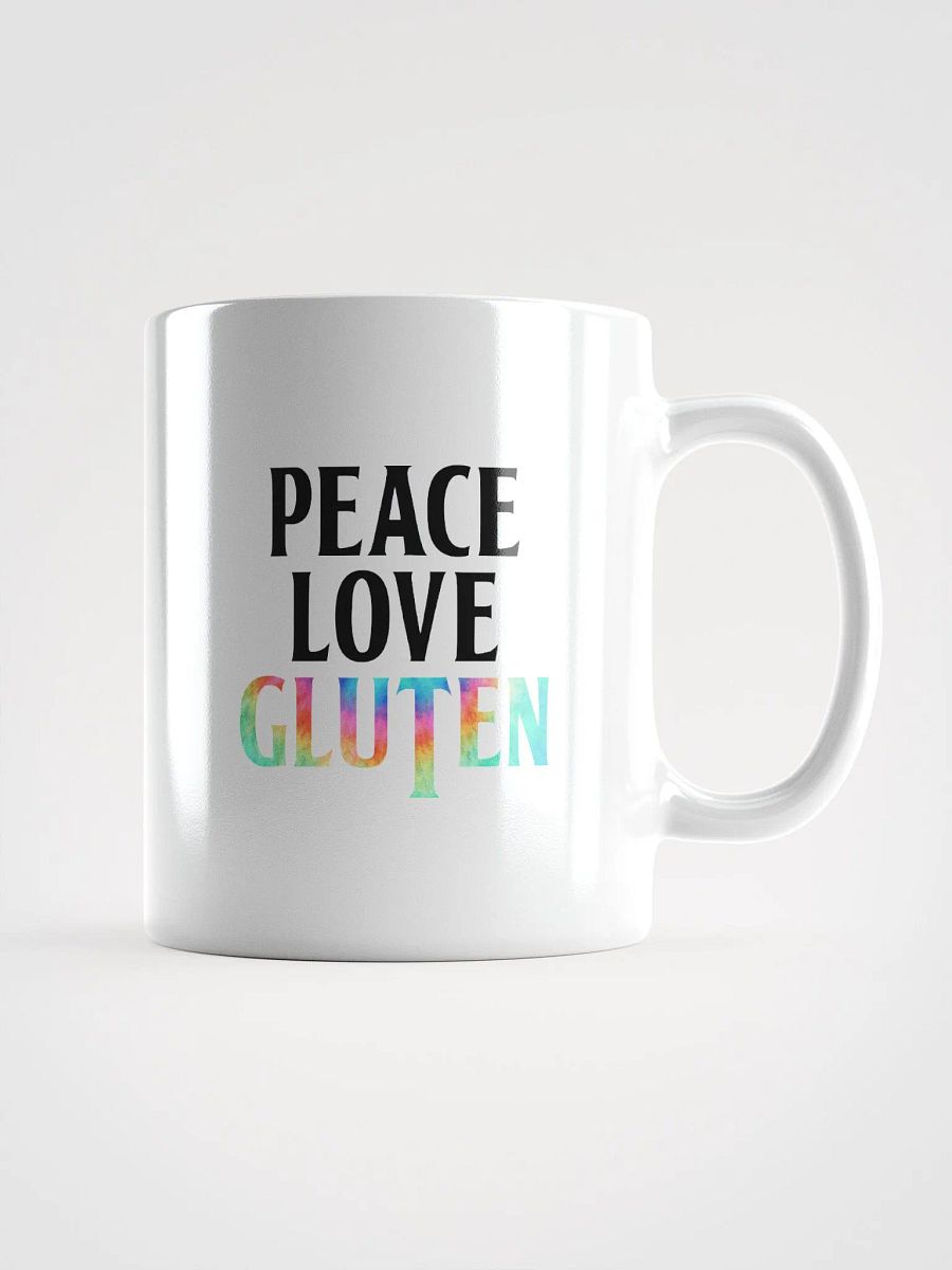 Peace Love Gluten Ceramic Mug product image (1)