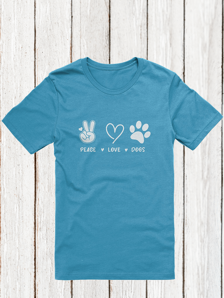 Peace, Love, Dog super soft T-shirt product image (2)