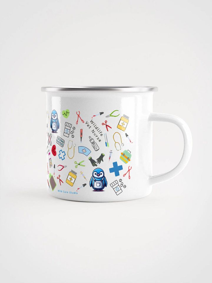 Wildlife Vet Nurse Little Blue Penguin Adventure Essential Enamel Mug product image (1)