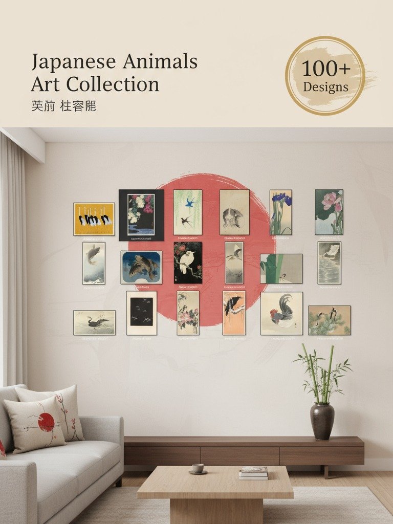 Japanese Animals Art Collection product image (7)