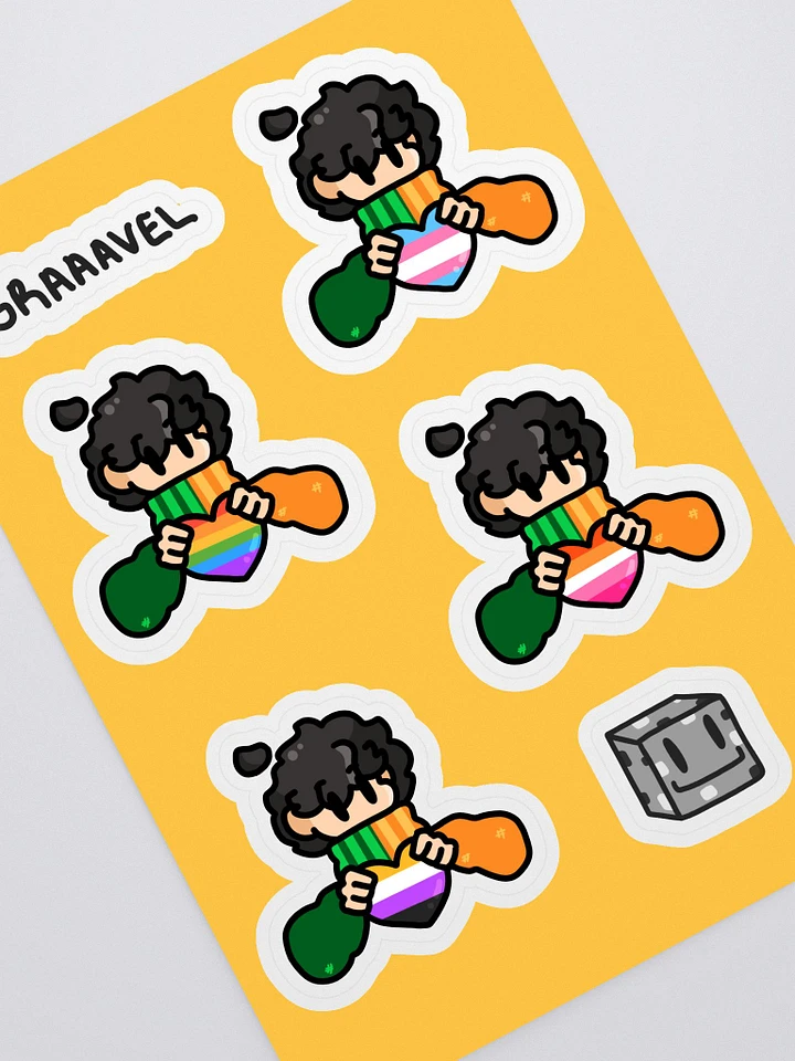 Graaavel Pride Sticker Sheet product image (1)