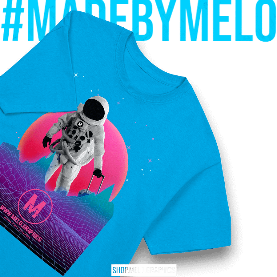 Digital Nomad - Premium T-Shirt | #MadeByMELO product image (2)