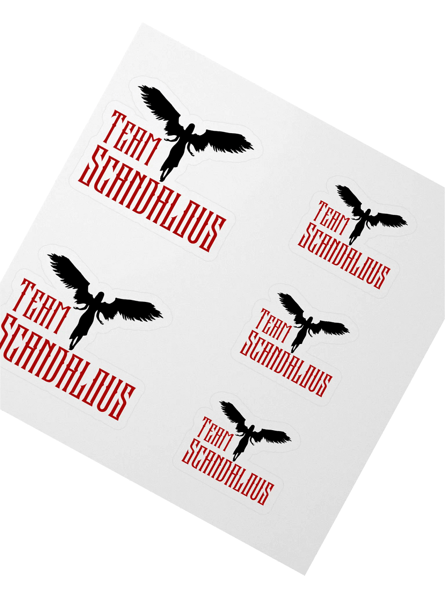 Team Scandalous Kiss Cut Stickers product image (2)