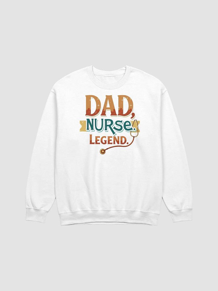 Dad Nurse Legend Crewneck Sweatshirt product image (2)