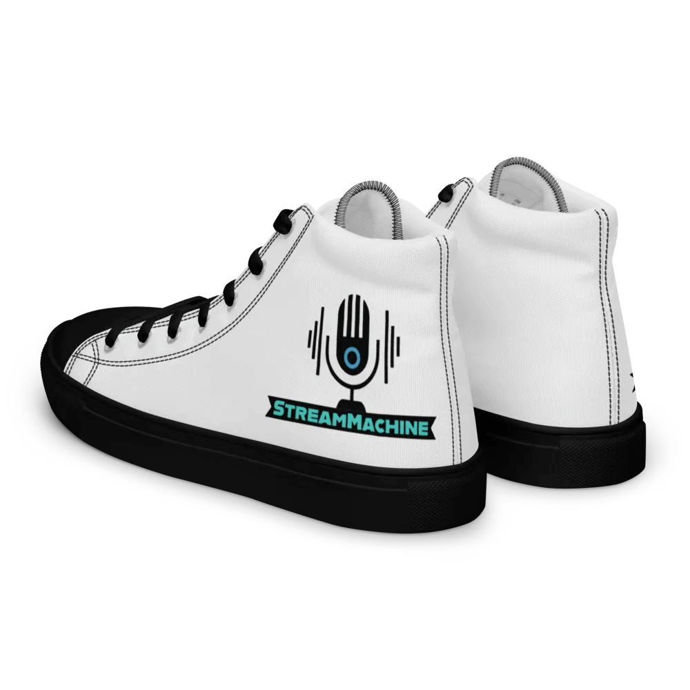 StreamMachine Men's High Top Canvas Shoes product image (4)