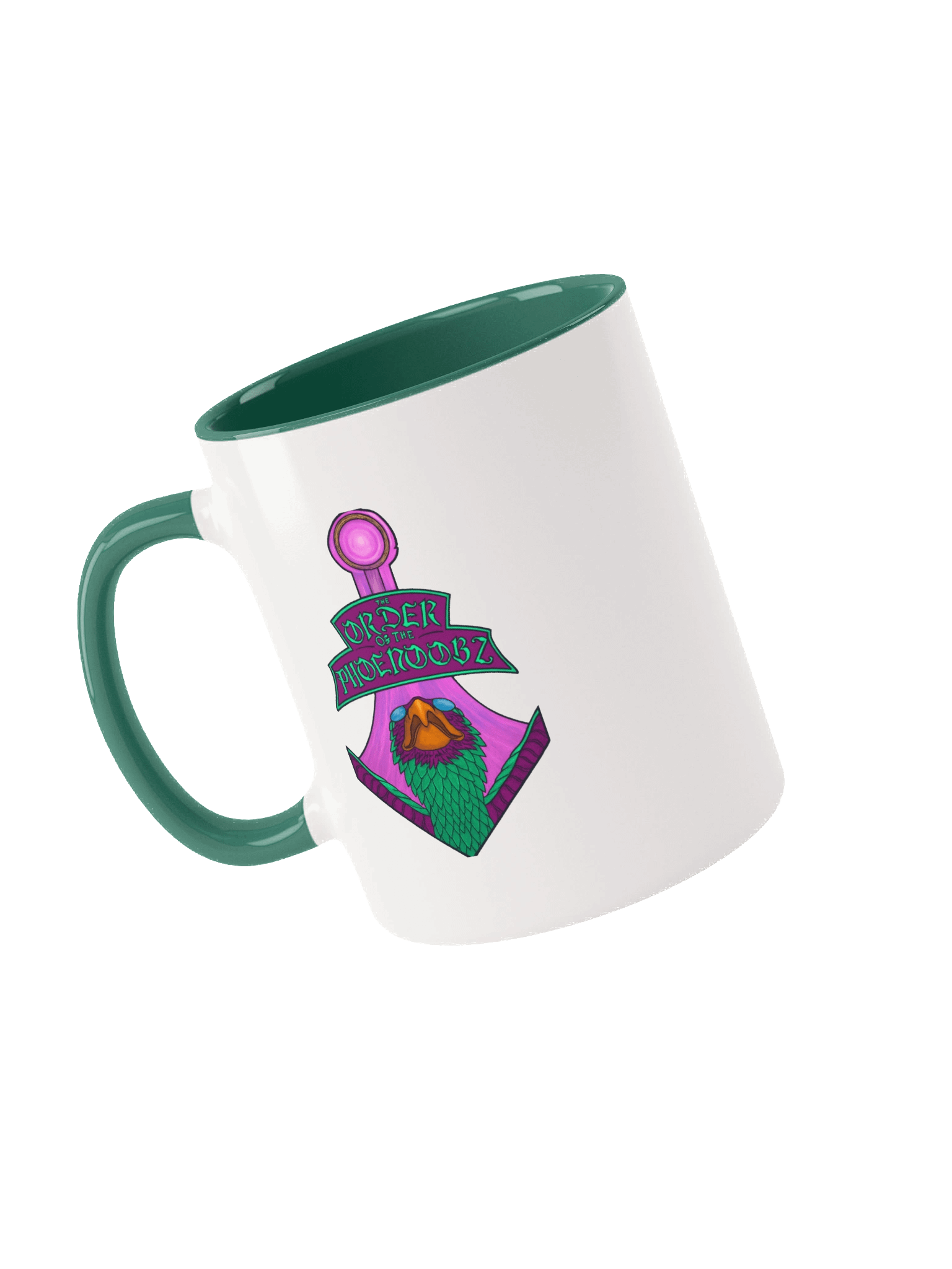 The Order of the Phoenoobz Team Ceramic Mug with Color Inside product image (9)