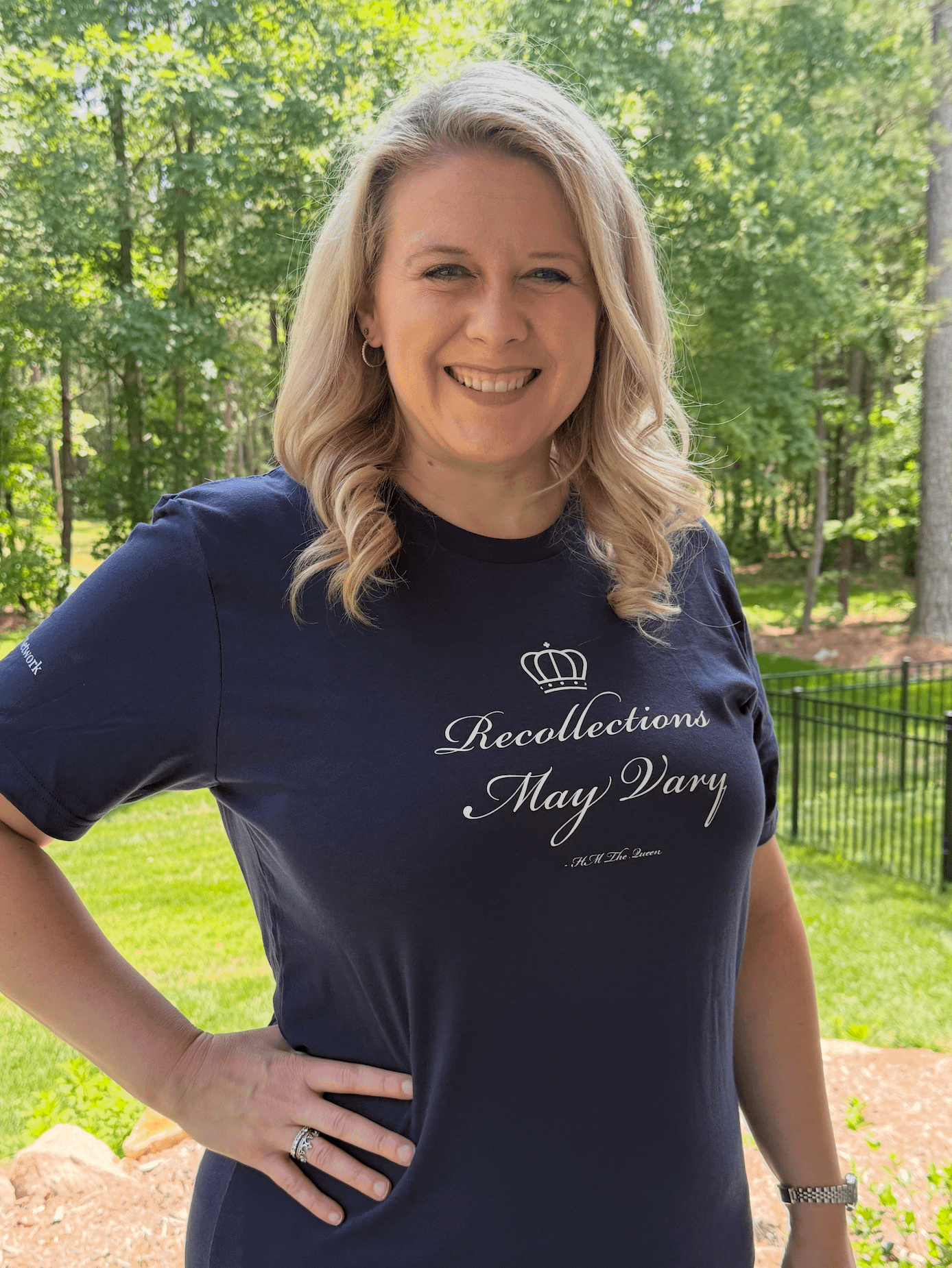 "Recollections May Vary" Crew Neck Unisex T-Shirt (LONG) product image (1)