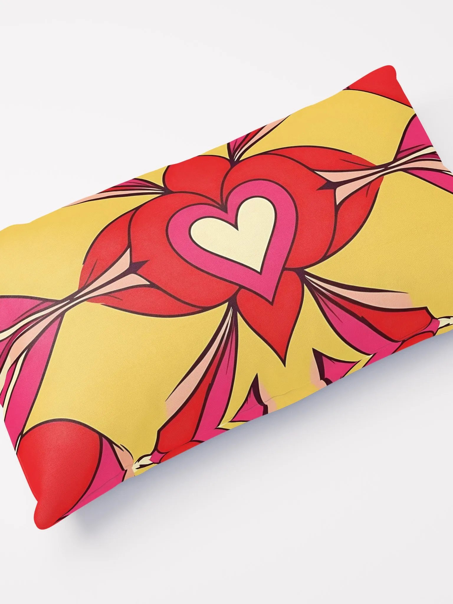 Valentine Vibrant Heart Symphony throw pillow product image (11)