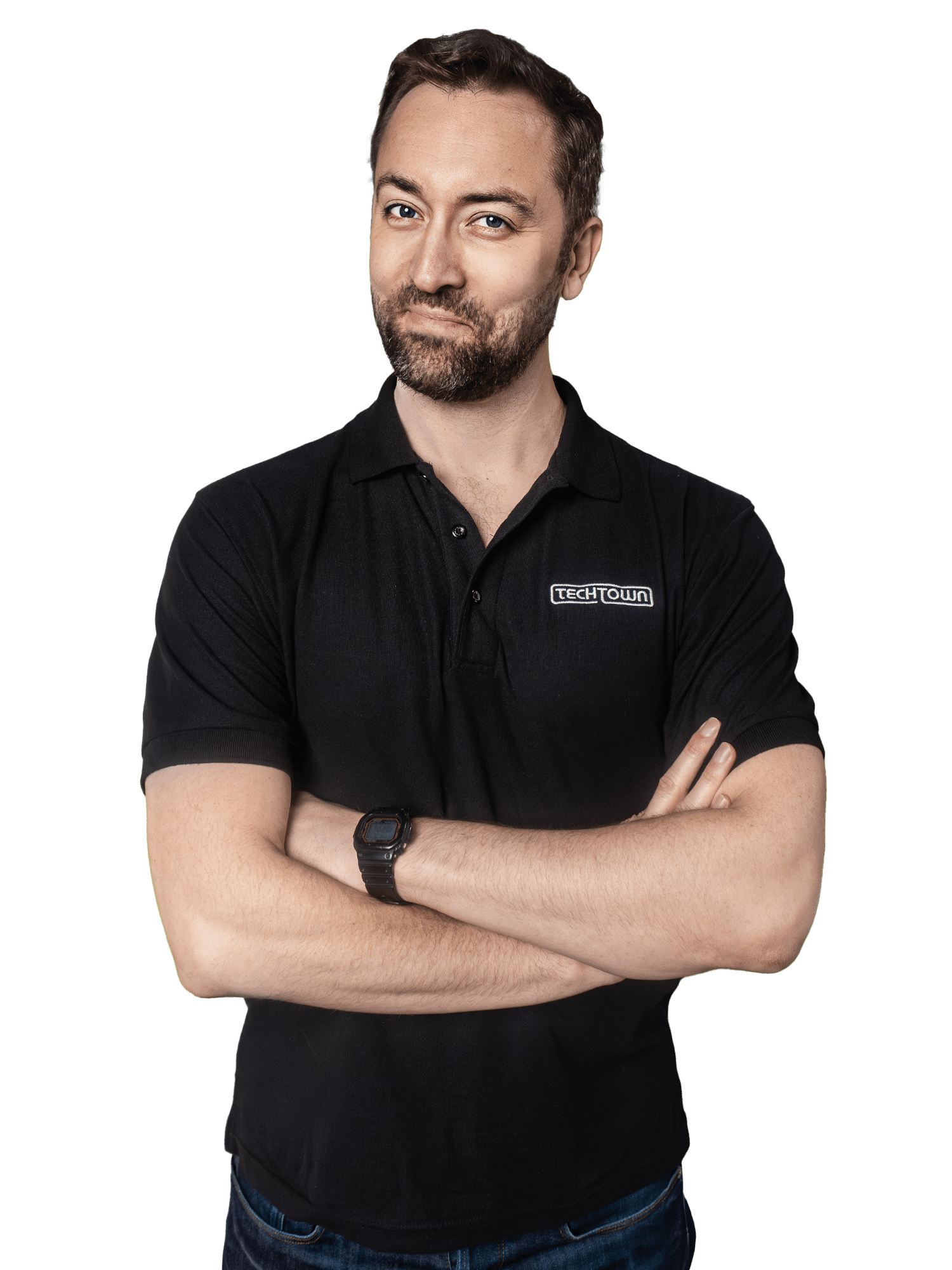 Men's TechTown Polo - Manager Black product image (1)