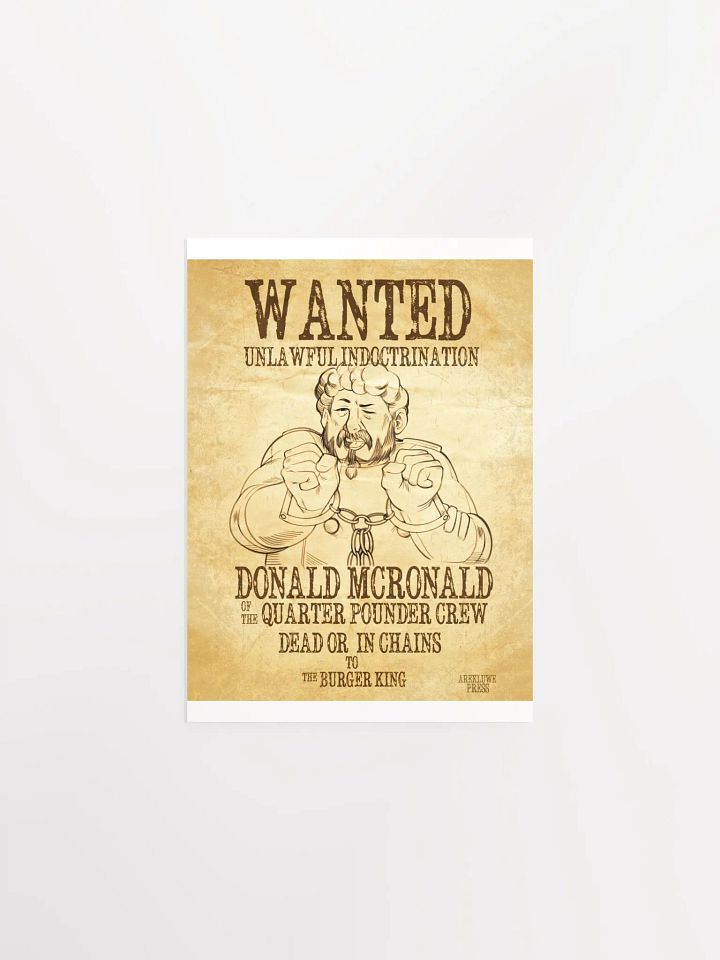 Donald Wanted Poster product image (5)