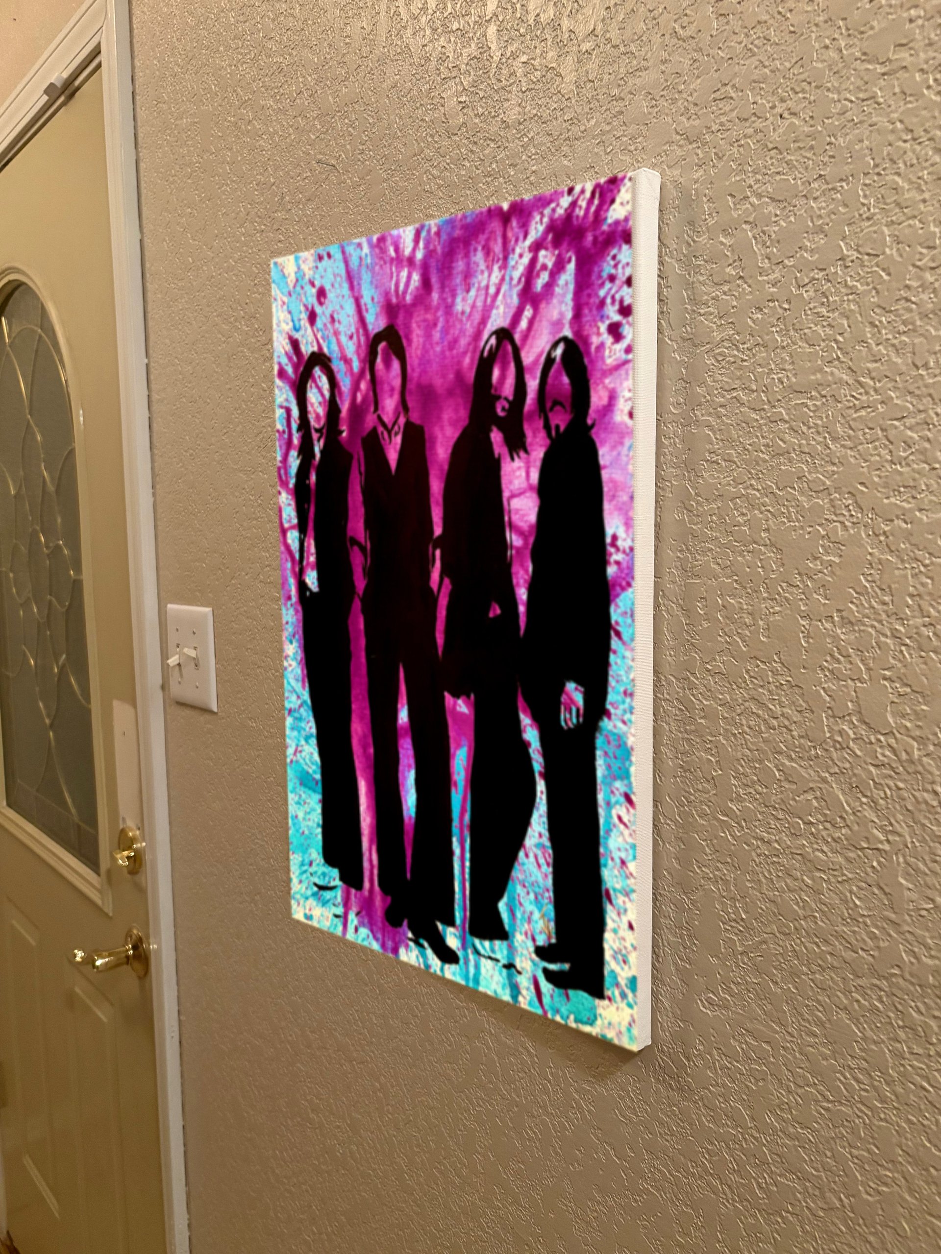 Canvas Prints “The Four Brits Silhouette Splatter” product image (5)