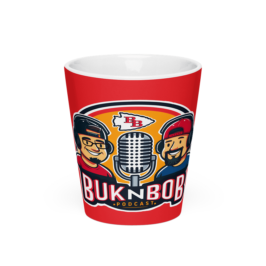 Buk N Bob Podcast Latte Mug product image (3)