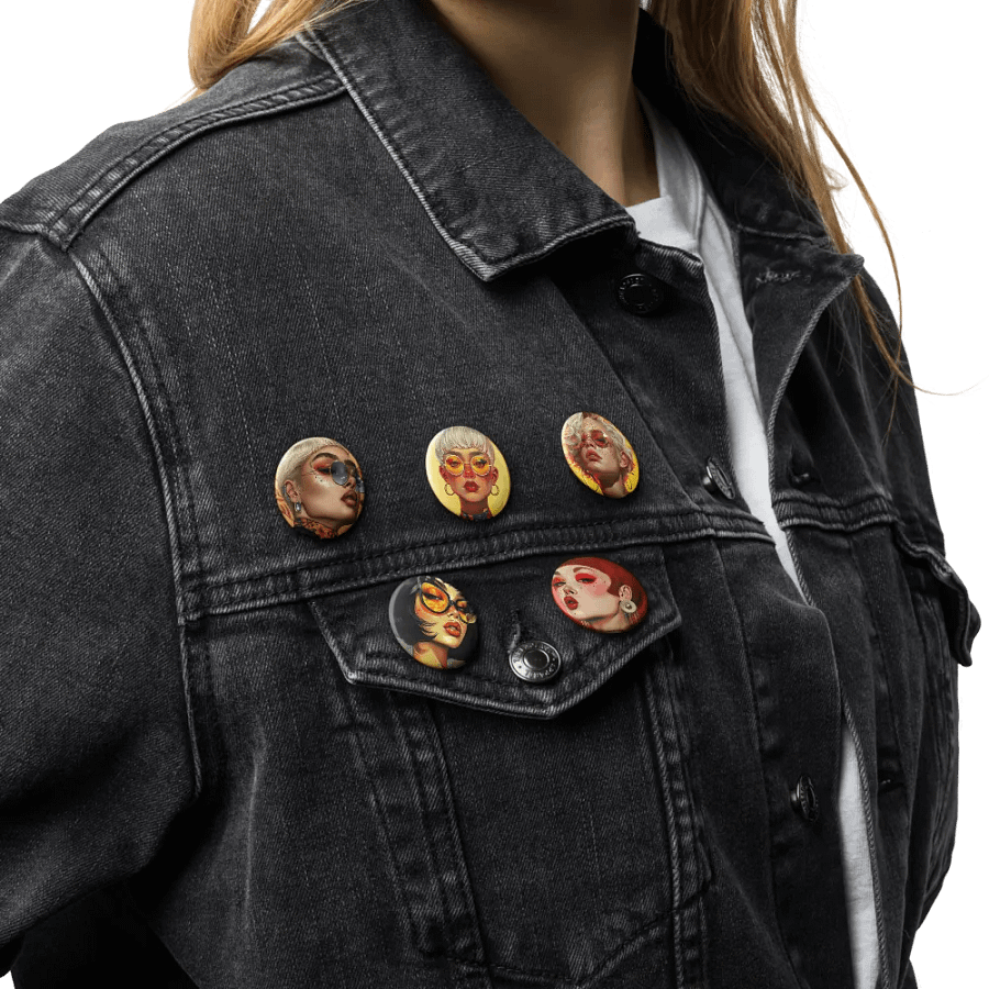 Pin-back button A product image (17)