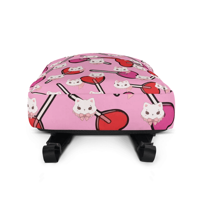 Whimsical Cat Faces All-Over Print Backpack for girls and students product image (2)