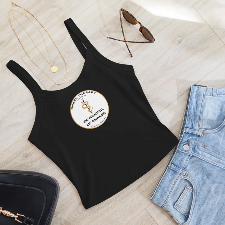 Snake Therapy Logo-Be Mindful Crop Tank product image (5)