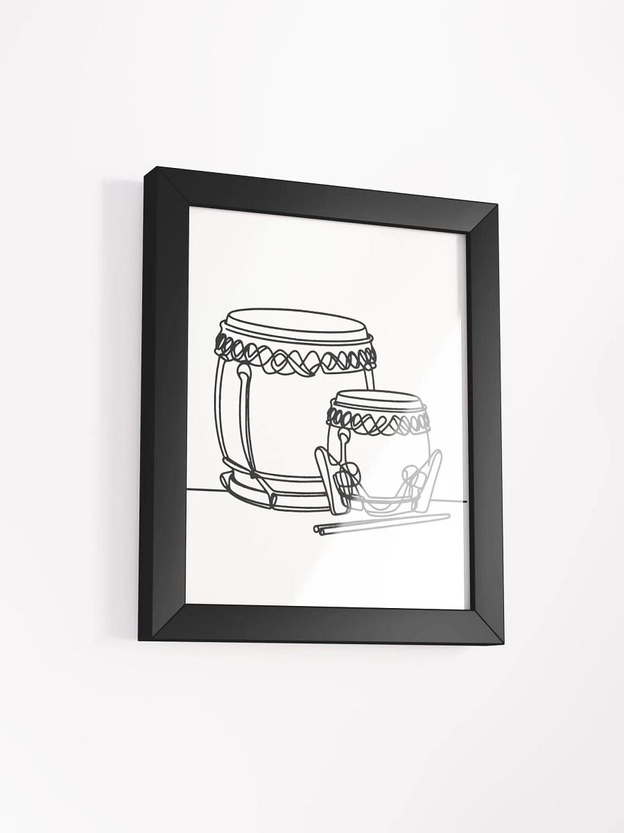 Traditional Japanese Drum Line Art Set Poster product image (54)