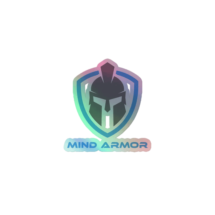 Mind Armor - Kiss-Cut Holographic Sticker product image (1)